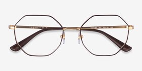 Vogue Eyewear VO4094 Doré Métal Montures de lunettes de vue d'EyeBuyDirect, Vue Rapprochée