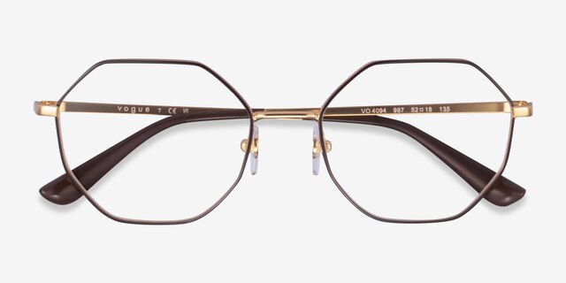 Vogue Eyewear VO4094 Gold MetalEyeglass Frames from EyeBuyDirect, Closed View