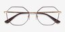 Vogue Eyewear VO4094 Gold MetalEyeglass Frames from EyeBuyDirect, Closed View