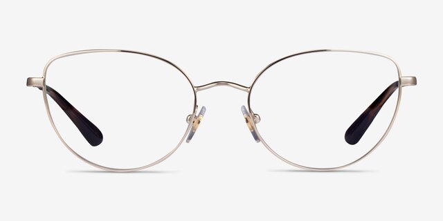 Vogue Eyewear VO4128 Pale Gold MetalEyeglass Frames from EyeBuyDirect, Front View