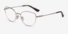 Vogue Eyewear VO4128 Pale Gold MetalEyeglass Frames from EyeBuyDirect, Angle View