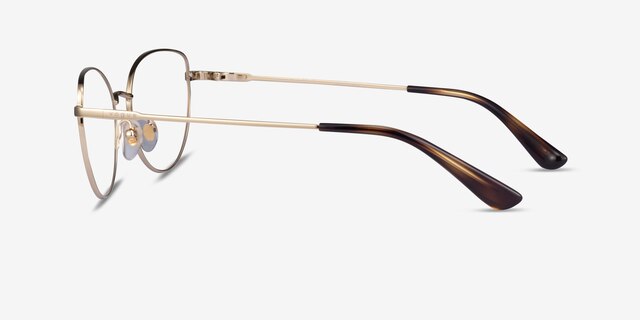 Vogue Eyewear VO4128 Pale Gold MetalEyeglass Frames from EyeBuyDirect, Side View