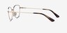 Vogue Eyewear VO4128 Pale Gold MetalEyeglass Frames from EyeBuyDirect, Side View