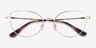 Vogue Eyewear VO4128 Pale Gold MetalEyeglass Frames from EyeBuyDirect, Closed View