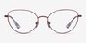 Vogue Eyewear VO4128 Bordeaux MetalEyeglass Frames from EyeBuyDirect, Front View