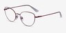 Vogue Eyewear VO4128 Bordeaux MetalEyeglass Frames from EyeBuyDirect, Angle View