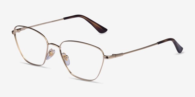 Vogue Eyewear VO4163 Pale Gold MetalEyeglass Frames from EyeBuyDirect, Angle View