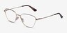 Vogue Eyewear VO4163 Pale Gold MetalEyeglass Frames from EyeBuyDirect, Angle View