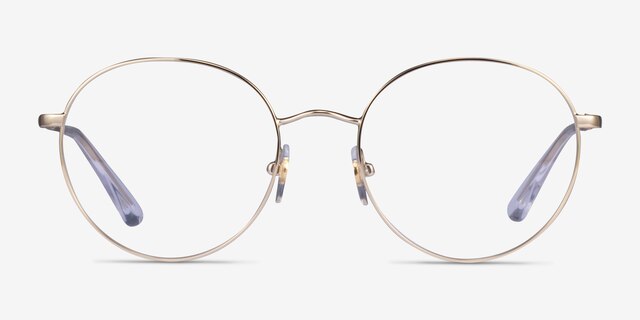 Vogue Eyewear VO4177 Pale Gold MetalEyeglass Frames from EyeBuyDirect, Front View