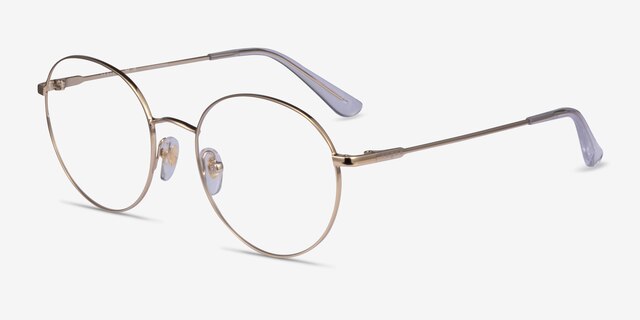 Vogue Eyewear VO4177 Pale Gold MetalEyeglass Frames from EyeBuyDirect, Angle View
