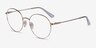 Vogue Eyewear VO4177 Pale Gold MetalEyeglass Frames from EyeBuyDirect, Angle View