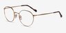Vogue Eyewear VO4183 Gold MetalEyeglass Frames from EyeBuyDirect, Angle View