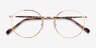 Vogue Eyewear VO4183 Gold MetalEyeglass Frames from EyeBuyDirect, Closed View