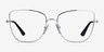 Vogue Eyewear VO4225 Silver MetalEyeglass Frames from EyeBuyDirect, Front View
