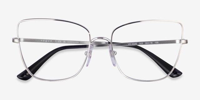 Vogue Eyewear VO4225 Silver MetalEyeglass Frames from EyeBuyDirect, Closed View