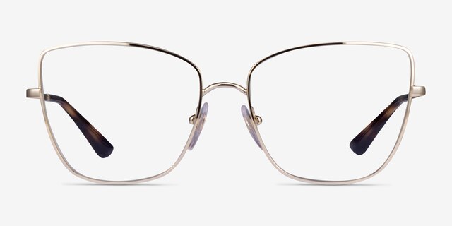 Vogue Eyewear VO4225 Pale Gold MetalEyeglass Frames from EyeBuyDirect, Front View