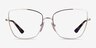 Vogue Eyewear VO4225 Pale Gold MetalEyeglass Frames from EyeBuyDirect, Front View