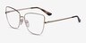 Vogue Eyewear VO4225 Pale Gold MetalEyeglass Frames from EyeBuyDirect, Angle View