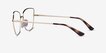Vogue Eyewear VO4225 Pale Gold MetalEyeglass Frames from EyeBuyDirect, Side View