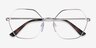 Vogue Eyewear VO4226 Silver MetalEyeglass Frames from EyeBuyDirect, Closed View