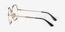 Vogue Eyewear VO4226 Pale Gold MetalEyeglass Frames from EyeBuyDirect, Side View