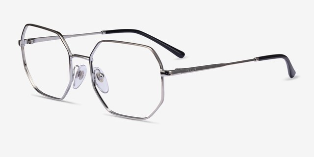Vogue Eyewear VO4228 Silver MetalEyeglass Frames from EyeBuyDirect, Angle View