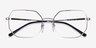 Vogue Eyewear VO4228 Silver MetalEyeglass Frames from EyeBuyDirect, Closed View
