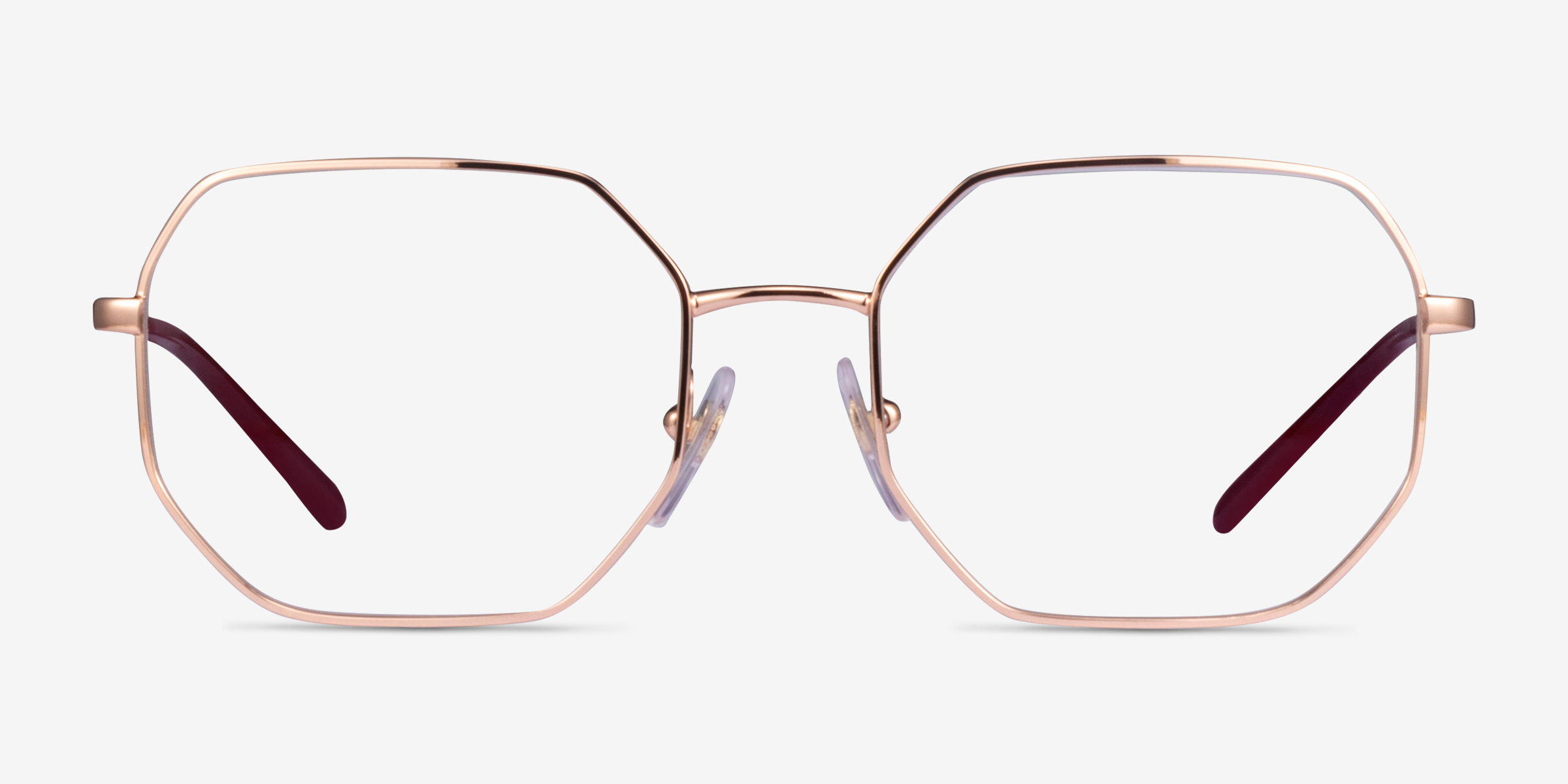 Vogue Eyewear VO4228 Geometric Rose Gold Frame Glasses For Women