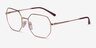 Vogue Eyewear VO4228 Rose Gold MetalEyeglass Frames from EyeBuyDirect, Angle View