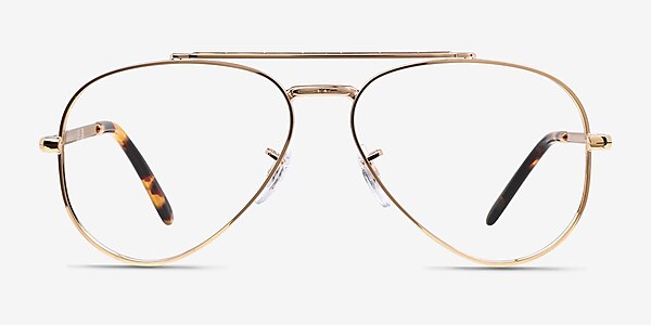 Ray-Ban New Aviator Legend Gold Metal Eyeglass Frames