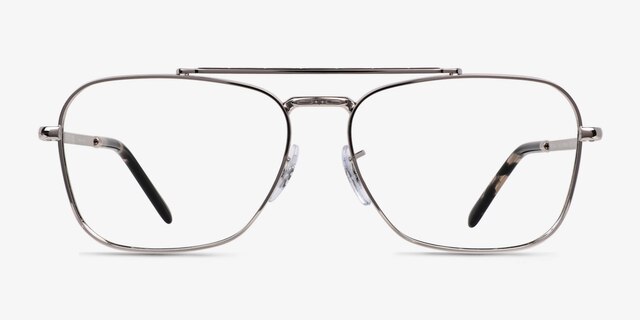 Ray-Ban RB3636V Silver MetalEyeglass Frames from EyeBuyDirect, Front View