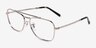 Ray-Ban RB3636V Silver MetalEyeglass Frames from EyeBuyDirect, Angle View