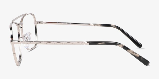 Ray-Ban RB3636V Silver MetalEyeglass Frames from EyeBuyDirect, Side View