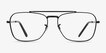 Ray-Ban RB3636V Black MetalEyeglass Frames from EyeBuyDirect, Front View