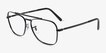 Ray-Ban RB3636V Black MetalEyeglass Frames from EyeBuyDirect, Angle View