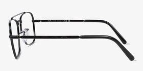 Ray-Ban RB3636V Noir Métal Montures de lunettes de vue d'EyeBuyDirect, Vue de Côté