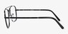 Ray-Ban RB3636V Black MetalEyeglass Frames from EyeBuyDirect, Side View