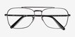 Ray-Ban RB3636V Black MetalEyeglass Frames from EyeBuyDirect, Closed View