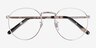 Ray-Ban RB3637V New Round Silver MetalEyeglass Frames from EyeBuyDirect, Closed View