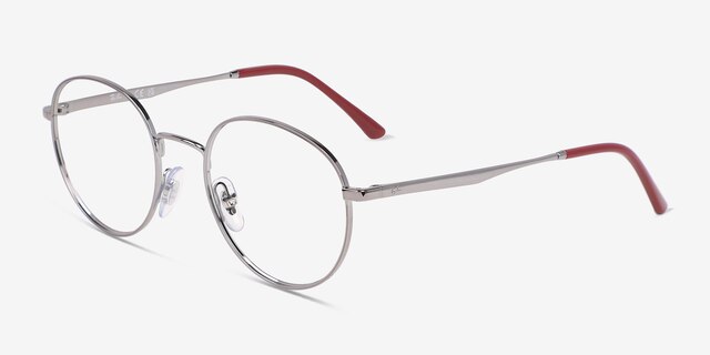 Ray-Ban RB3681V Gunmetal MetalEyeglass Frames from EyeBuyDirect, Angle View