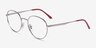 Ray-Ban RB3681V Gunmetal MetalEyeglass Frames from EyeBuyDirect, Angle View