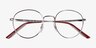 Ray-Ban RB3681V Gunmetal MetalEyeglass Frames from EyeBuyDirect, Closed View