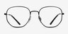Ray-Ban RB3682V Black MetalEyeglass Frames from EyeBuyDirect, Front View