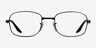 Ray-Ban RB3690V Black MetalEyeglass Frames from EyeBuyDirect, Front View