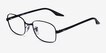 Ray-Ban RB3690V Black MetalEyeglass Frames from EyeBuyDirect, Angle View