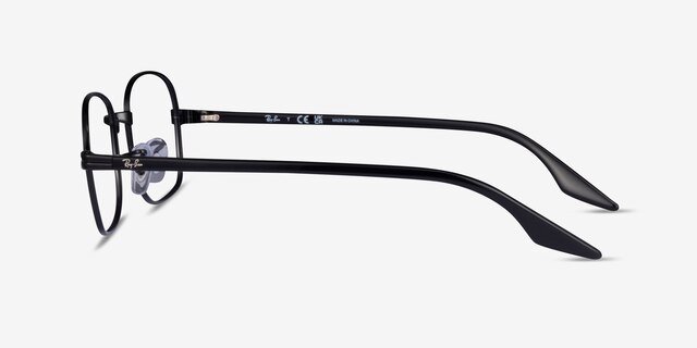 Ray-Ban RB3690V Black MetalEyeglass Frames from EyeBuyDirect, Side View