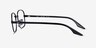Ray-Ban RB3690V Black MetalEyeglass Frames from EyeBuyDirect, Side View
