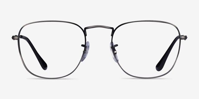 Ray-Ban RB3857V Frank Antique Gunmetal MetalEyeglass Frames from EyeBuyDirect, Front View