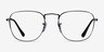 Ray-Ban RB3857V Frank Antique Gunmetal MetalEyeglass Frames from EyeBuyDirect, Front View