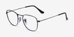Ray-Ban RB3857V Frank Antique Gunmetal MetalEyeglass Frames from EyeBuyDirect, Angle View
